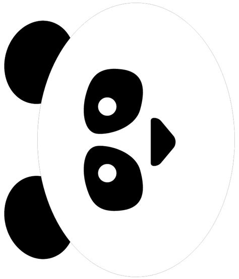 Printable Panda Ears